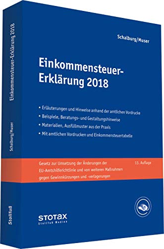 Beispielbild fr Einkommensteuer-Erklrung 2017 Erluterungen, Beratungshinweise und Checklisten. Inklusive elektronischem Checklisten-Generator zum Verkauf von Buchpark