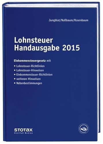 Beispielbild fr Lohnsteuer Handausgabe 2015 zum Verkauf von Buchpark