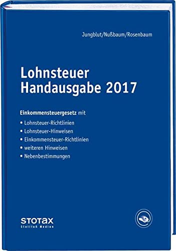 Beispielbild fr Lohnsteuer Handausgabe 2017 zum Verkauf von Buchpark