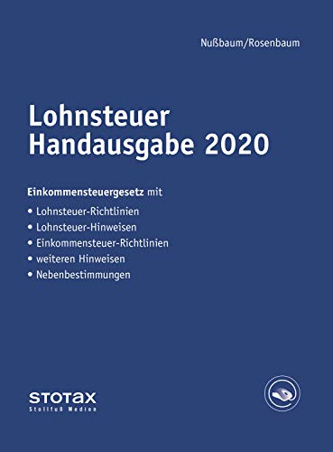 Stock image for Lohnsteuer Handausgabe 2020 for sale by medimops