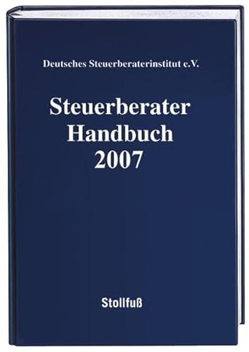 9783083740070: Steuerberater Handbuch 2007 (Steuerberater Handbcher)