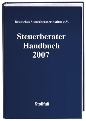 Stock image for Steuerberater Handbuch 2007 for sale by Buchpark