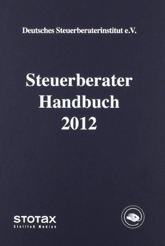 Stock image for Steuerberater Handbuch 2012 for sale by Buchpark