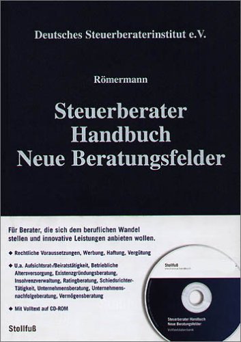 Steuerberater Handbuch Neue Beratungsfelder (9783083745044) by Douglas E. Comer