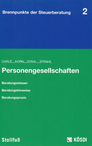 Stock image for Personengesellschaften for sale by Versandantiquariat Felix Mcke