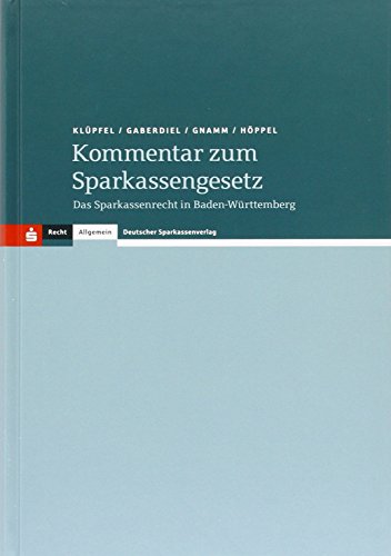 Beispielbild fr Kommentar zum Sparkassengesetz : Das Sparkassenrecht in Baden-Wrttemberg zum Verkauf von Buchpark