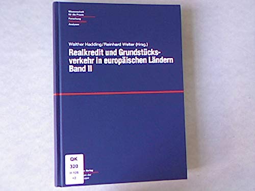 9783093028977: Realkredit und Grundstcksverkehr in europischen Lndern. Band II - Diverse
