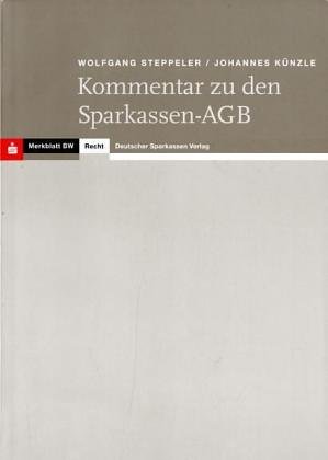 Stock image for Kommentar zu den Sparkassen-AGB for sale by medimops