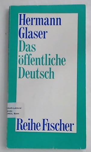 Stock image for Das  ffentliche Deutsch. for sale by ThriftBooks-Atlanta