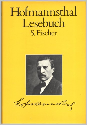 9783100315380: Hofmannsthal Lesebuch [Hardcover] by Hofmannsthal, Hugo von