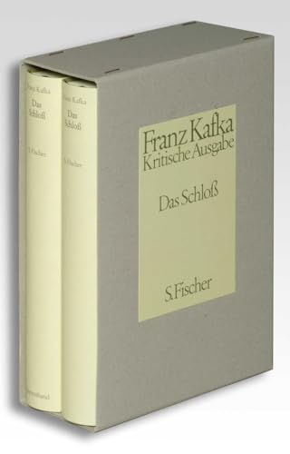 Das Schloß, m. Apparatband : Roman. In der Fassung der Handschrift - Malcolm Pasley