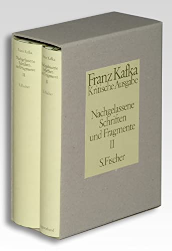 9783100381446: Nachgelassene Schriften und Fragmente II. Kritische Ausgabe: Textband / Apparateband