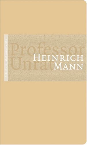 Professor Unrat Das Von Mann: Bcher - ZVAB