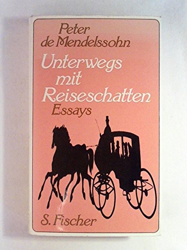 Imagen de archivo de Unterwegs mit Reiseschatten. Essays, a la venta por modernes antiquariat f. wiss. literatur