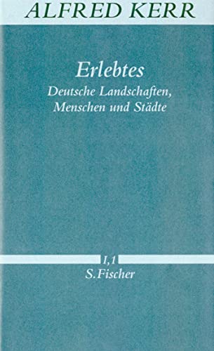 Stock image for Erlebtes, Deutsche Landschaften, Menschen und Stdte for sale by Book Deals