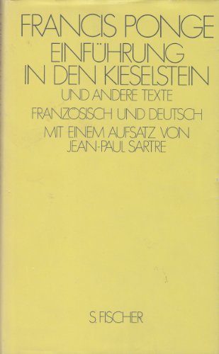 9783100624031: Einführung in den Kieselstein und andere Texte. Französisch und deutsch