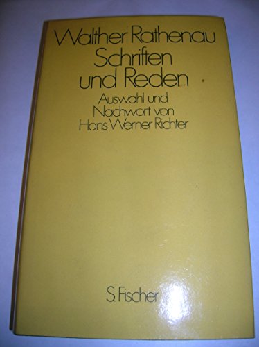 Imagen de archivo de Schriften und Reden. Auswahl und Nachwortr von Hans Werner Richter, a la venta por modernes antiquariat f. wiss. literatur