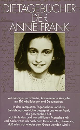 Stock image for Die Tagebcher der Anne Frank mit einer Zusammenfassung des Gerechtelijk Laboratorium 'Gerichtslaboratorium des Justizministeriums'. Vollstndige, textkritische, kommentierte Ausgabe mit 110 Abbildungen und Dokumenten. for sale by Buchhandlung&Antiquariat Arnold Pascher