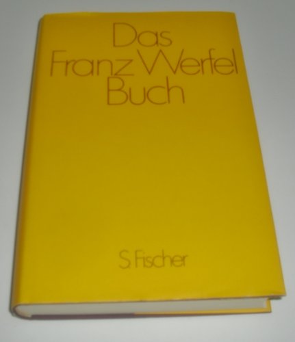 Beispielbild fr Das Franz-Werfel-Buch. hrsg. von Peter Stephan Jungk zum Verkauf von Versandantiquariat Schfer