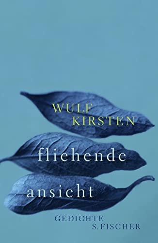 fliehende ansicht: Gedichte - Kirsten, Wulf