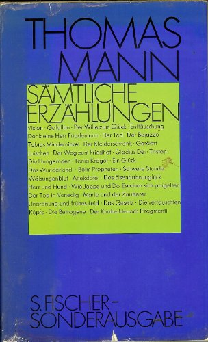 Sämtliche Erzählungen. - Thomas Mann