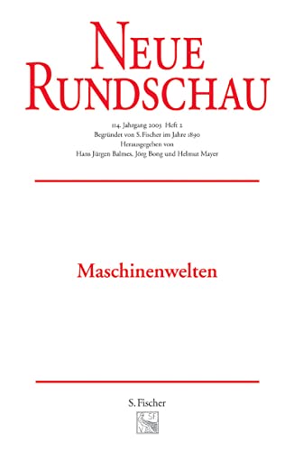 9783108090531: Neue Rundschau 2003/2