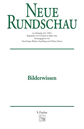 Beispielbild für Neue Rundschau, 114. Jg./ Heft 3 : Bildkompetenzen zum Verkauf von Der Bücher-Bär