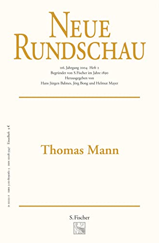 Beispielbild für Neue Rundschau 2005/2: Thomas Mann zum Verkauf von medimops