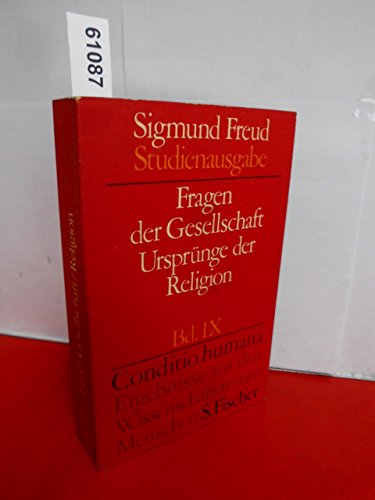 9783108227098: Fragen der Gesellschaft - Ursprnge der Religion. (=Sigmund Freud - Studienausgabe; Band IX).