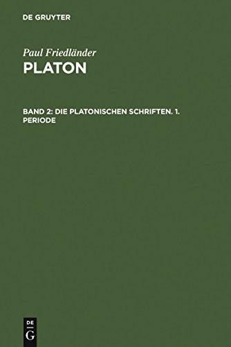 9783110001389: Die Platonischen Schriften, 1. Periode