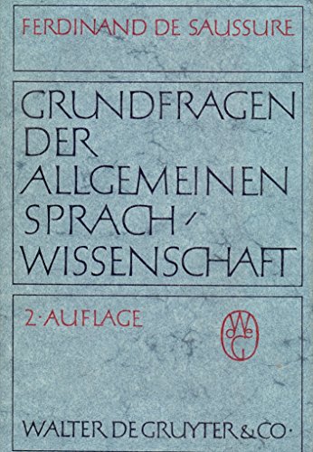 Imagen de archivo de Grundfragen der Allgemeinen Sprachwissenschaft a la venta por medimops