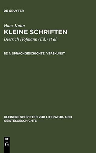Sprachgeschichte. Verskunst - Hans Kuhn