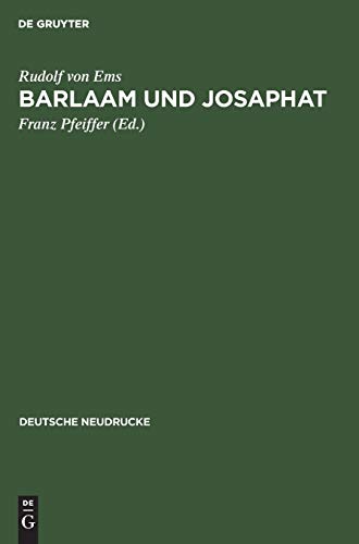 9783110002553: Barlaam und Josaphat (Deutsche Neudrucke)