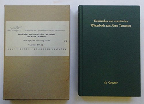 Imagen de archivo de Hebrisches und aramisches Wrterbuch zum Alten Testament a la venta por medimops