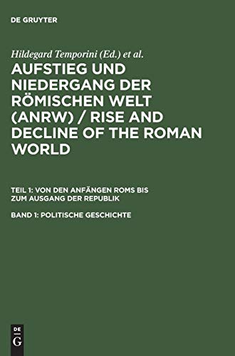 Stock image for Aufsteig und Niedergang der Rmischen Welt (ANRW) for sale by Swan Trading Company