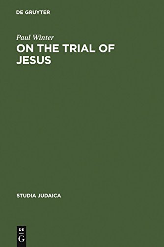 9783110022834: On the Trial of Jesus: 1 (Studia Judaica, 1)