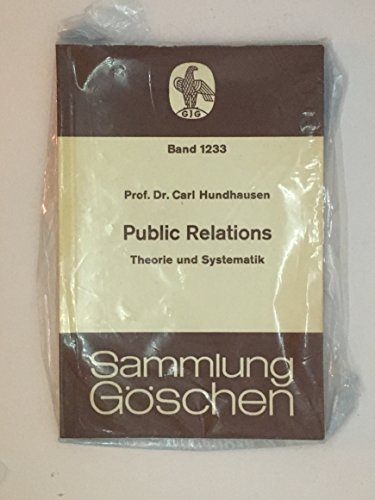 SG1233 HUNDHAUSEN PUBL REL - Hundhausen Carl