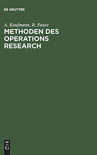 Stock image for Methoden des Operations Research - Eine Einfhrung in Fallstudien for sale by Versandantiquariat Kerzemichel
