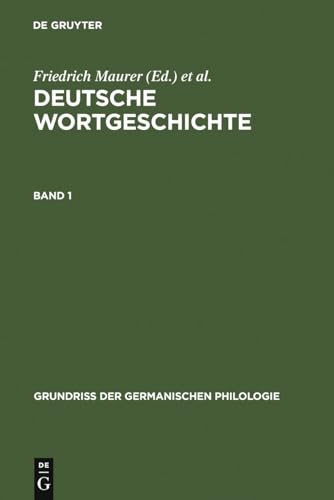 Stock image for Deutsche Wortgeschichte. Bd. 1. for sale by Yushodo Co., Ltd.