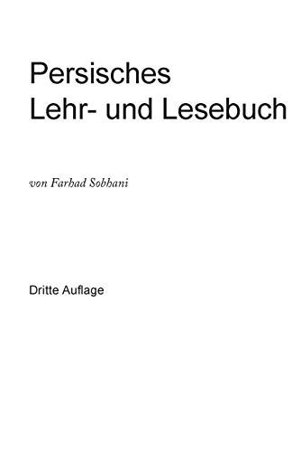 Persisches Lehr- und Lesebuch für die Umgangssprache