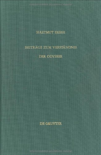 Beiträge zum Verständnis der Odyssee. (= Untersuchungen zur antiken Literatur und Geschichte ; Bd. 13). - Erbse, Hartmut.