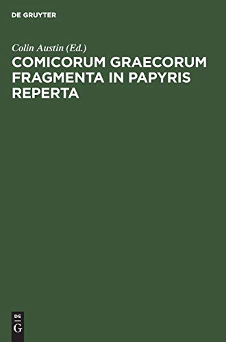 9783110040463: Comicorum Graecorum Fragmenta in papyris reperta