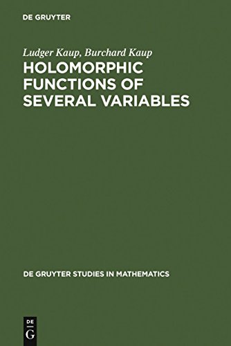 Holomorphic functions of several variables : an introd. to the fundamental theory. De Gruyter stu...