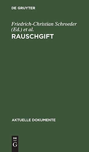 Imagen de archivo de Rauschgift - Bekmpfung des Drogenmibrauchs a la venta por text + tne