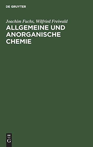 Stock image for Allgemeine und anorganische Chemie. Einfhrung in die Grundlagen fr Mediziner, Naturwissenschaftler for sale by medimops
