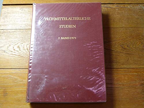 9783110044195: Fruehmittelalterl Studien Jahrbuch BD 7