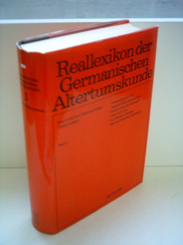 Stock image for Reallexikon Der Germanischen Altertumskunde: Aachen-Bajuwaren (German Edition) for sale by Alplaus Books