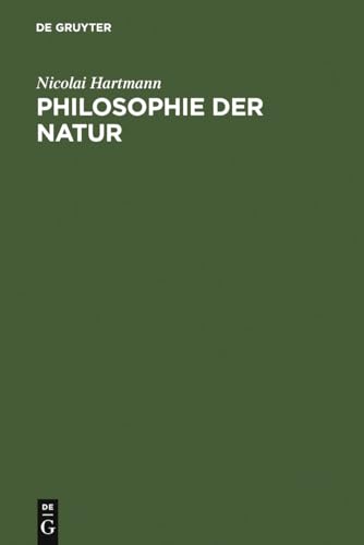 Philosophie der Natur: Grundriß der speziellen Kategorienlehre