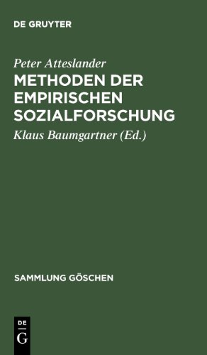 9783110048056: Methoden der empirischen Sozialforschung (Sammlung G Schen)