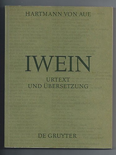9783110048605: Iwein: [Urtext u. Übers.] (German Edition)